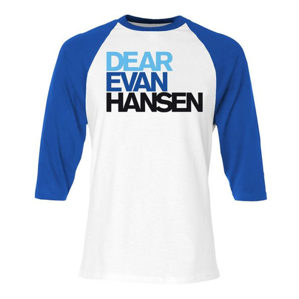 Dear Evan Hansen Raglan Baseball Tee Medium