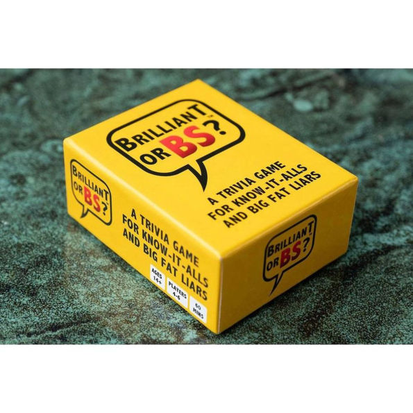 Brilliant or BS? Party Game by Kimelia Weathers Smith