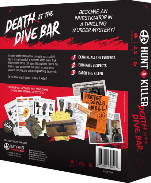 Hunt A Killer: Death At The Dive Bar Strategy Game