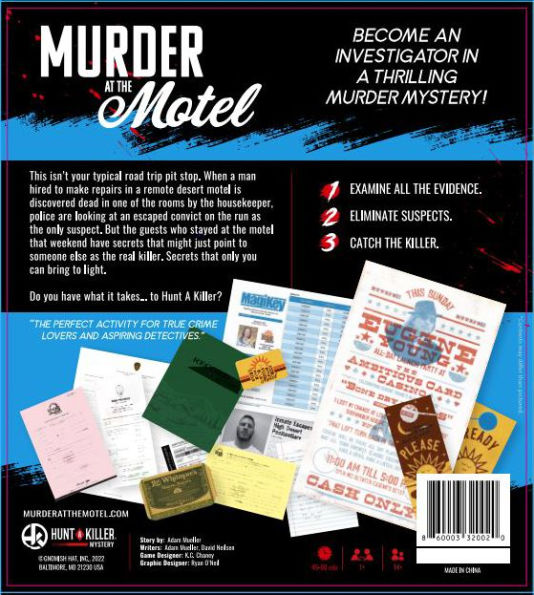 Hunt a Killer: Murder at the Motel - Immersive Murder Mystery Game