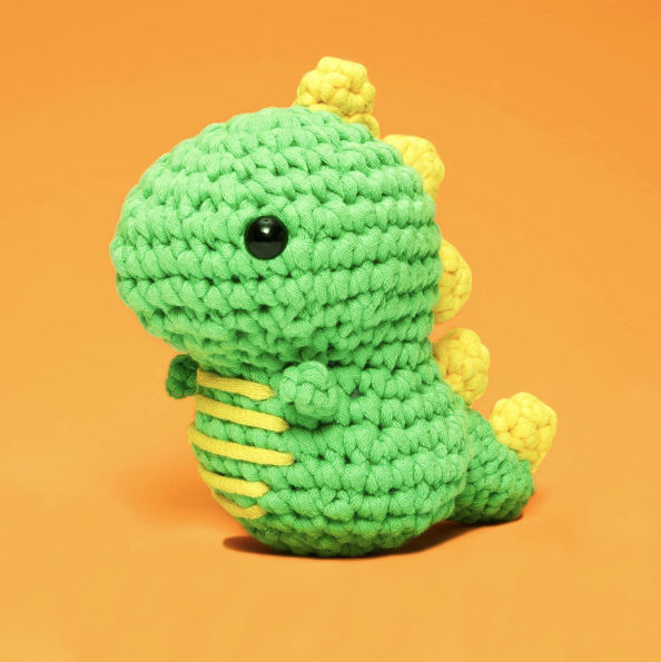 Fred the Dinosaur, The Woobles Beginner Crochet Kit