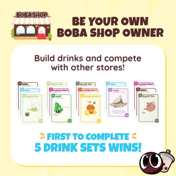 Sabobatage:The Boba Card Game 3rd Ed by Eric Chen (I)