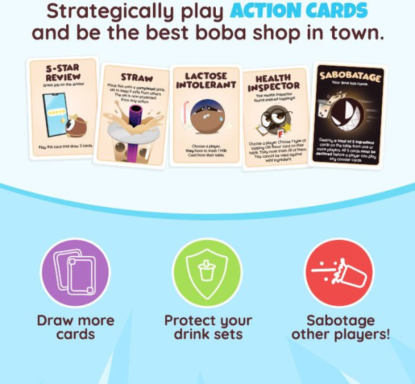 Sabobatage:The Boba Card Game 3rd Ed by Eric Chen (I)