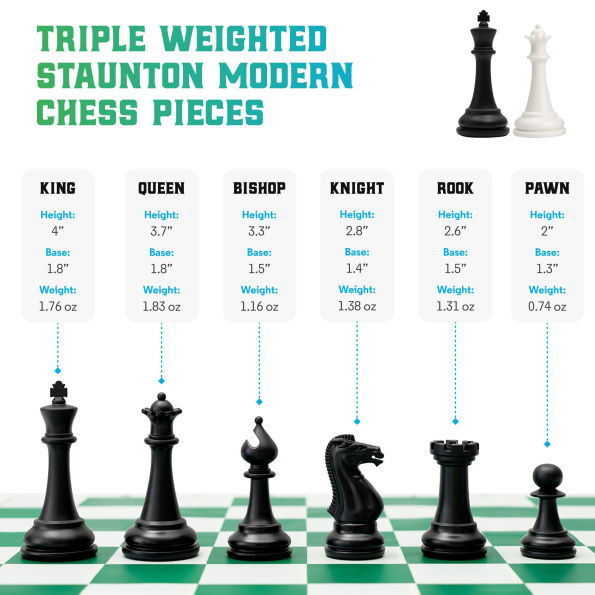 Best Chess Set Ever 3X Weighted Modern