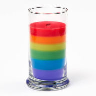 Title: Rainbow Pride Candle