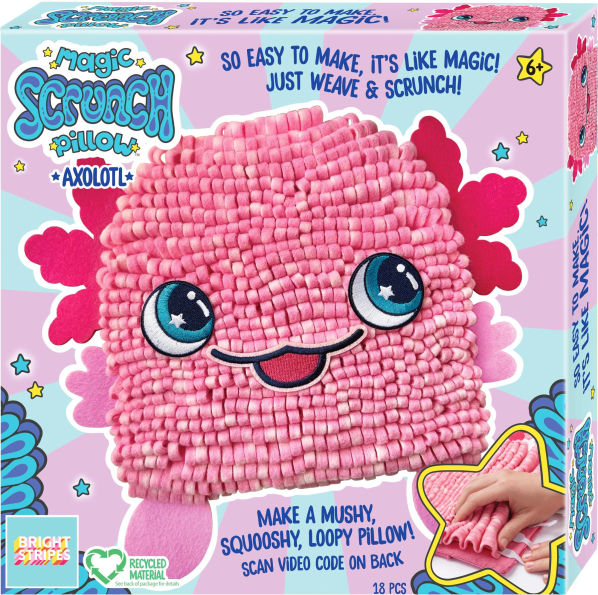 Magic Scrunch Pillow, Axoloti