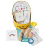 Alternative view 4 of Tiny Easel Wooden Eggs