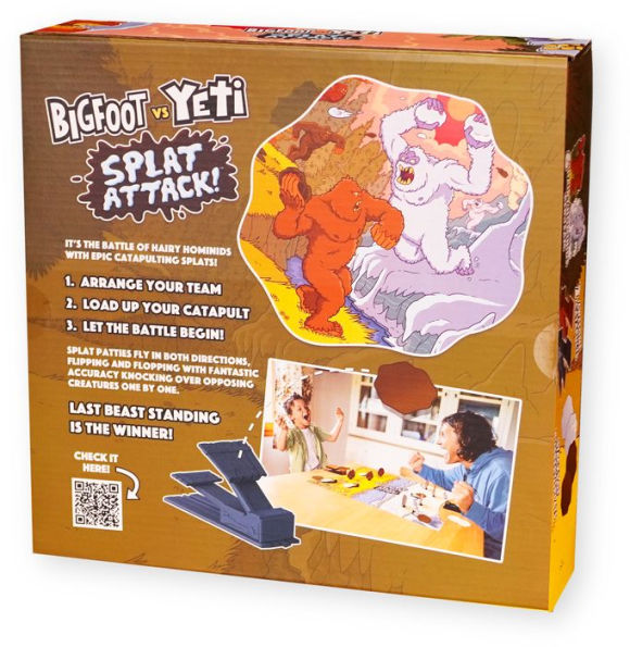 Bigfoot vs Yeti Splat Attack by Dave Yearick