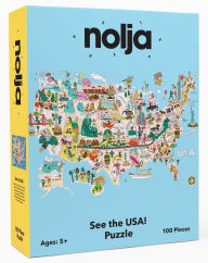 Title: See the USA 100 Piece Jigsaw Puzzle