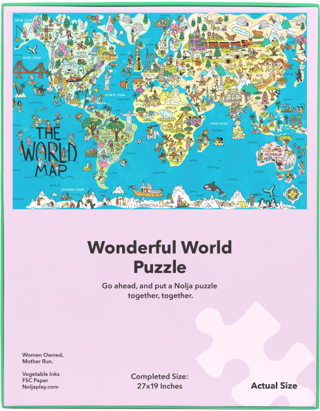Wonderful World 100 Piece Jigsaw Puzzle