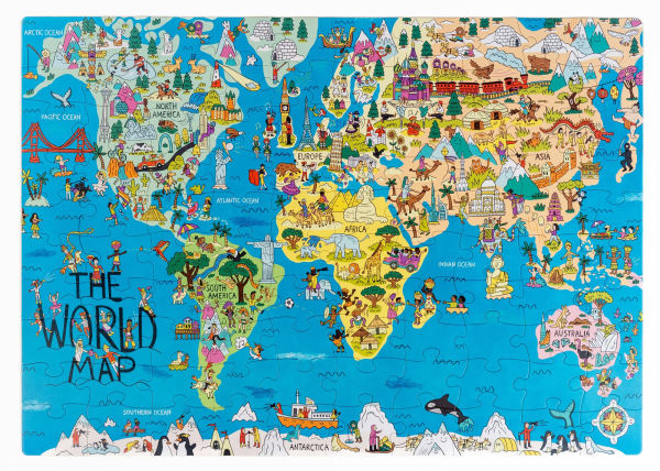 Wonderful World 100 Piece Jigsaw Puzzle