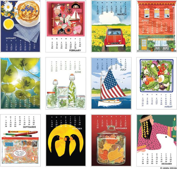 2025 Linnea Design Desktop Calendar