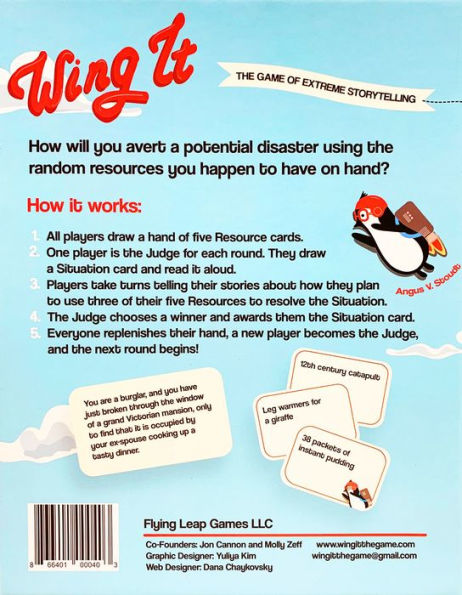 Flying Leap Games FLP2100 Wing It 2E Board Game 