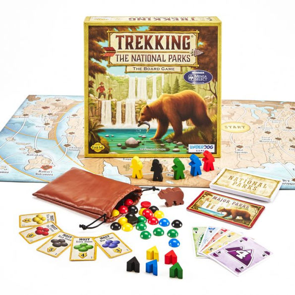 Underdog Games Trekking The National Parks: The Award-Winning Family Board  Game