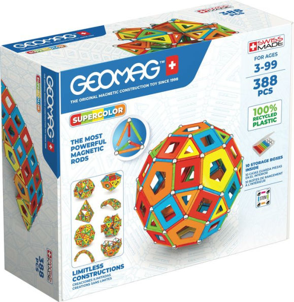 Geomag Supercolor Masterbox Recycled 388 pcs
