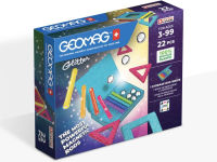 Alternative view 1 of Geomag Glitter Panels 22 pcs Magnetic Construction - Made with Recycled Plastic