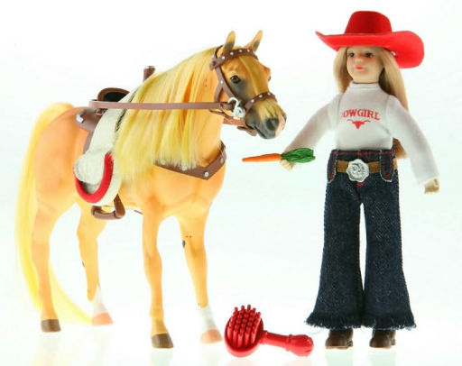 horse and doll set