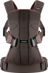 Title: BABYBJORN Baby Carrier One Cotton Front or Back Carrier - Dark Brown 091030US