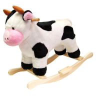 Title: HAPPY TRAILST Cow Plush Rocking Animal