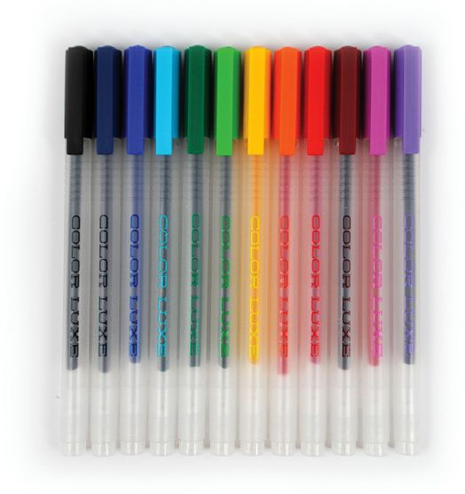 Color Luxe Gel Pens - Set of 12 by OOLY