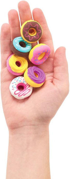 Dainty Donuts Scented Erasers - Set of 6