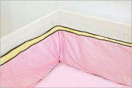 Skip Hop Flower Burst Crib Sheet- Pink Solid