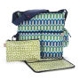 Alternative view 2 of Jonathon Adler Duo Essential Diaper Bag - Chevron Blue