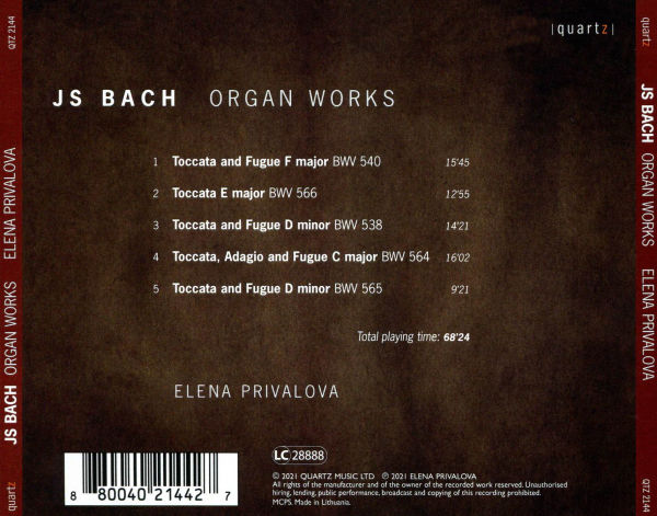 JS Bach: Organ Works