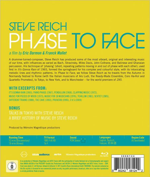 Steve Reich: Phase to Face