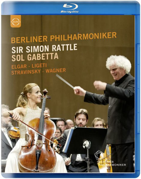 Sir Simon Rattle/Sol Gabetta/Berliner Philharmoniker: Elgar/Ligeti/Stravinsky/Wagner [Blu-ray]
