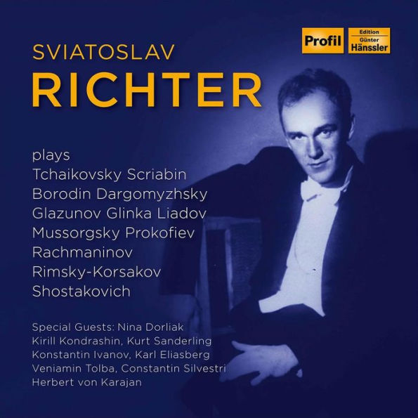 Sviatoslav Richter plays Tchaikovsky, Scriabin, Borodin, Dargomyzhsky, Glazunov, Etc.