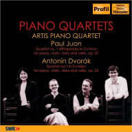 Title: Piano Quartets by Paul Juon & Anton¿¿n Dvor¿¿k, Artist: Artis Ensemble Stuttgart