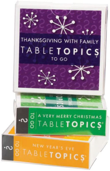 Holiday Pack TableTopics