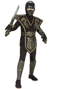 Title: Ancient Dynasty Ninja Child Costume: Size Medium (8-10)