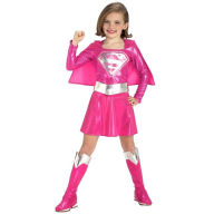 Title: Pink Supergirl Toddler/Child Costume: Size Toddler 2-4