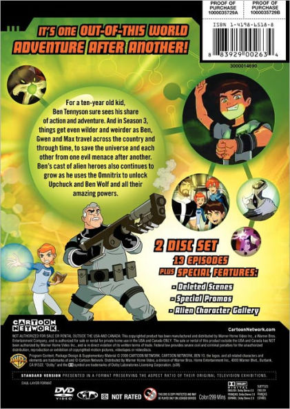 Ben 10 lot includes 5 paperbacks, and 4 DVDs; Season 1, two discs