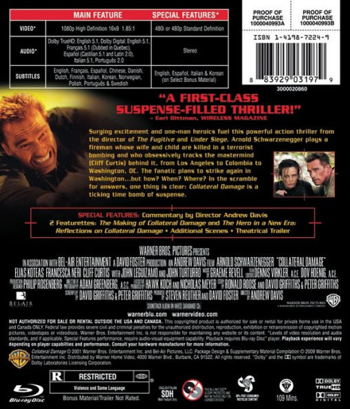 Collateral Damage [Blu-ray]