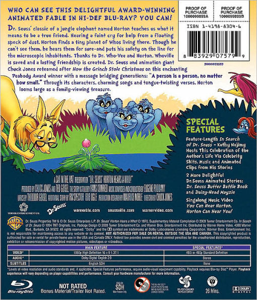 Horton Hears a Who! [Deluxe Edition] [2 Discs] [Blu-ray]