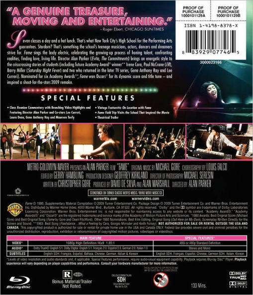 Fame [with Original CD Soundtrack Sampler] [Blu-ray]