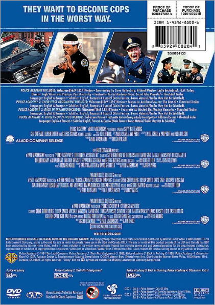 Police Academy 1-4 Collection: 4 Film Favorites [2 Discs]