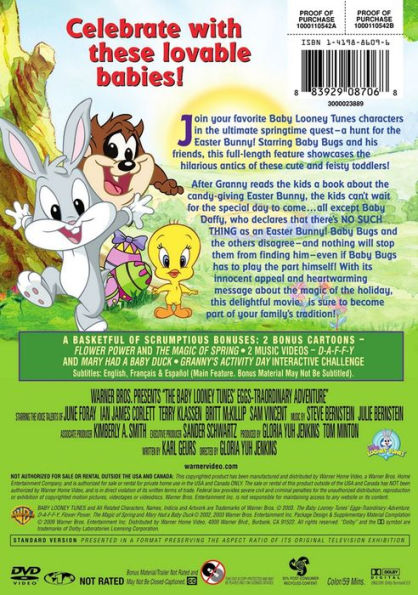 The Baby Looney Tunes' Eggs-Traordinary Adventure