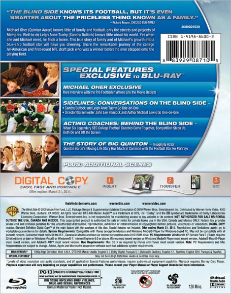 The Blind Side [2 Discs] [Blu-ray]