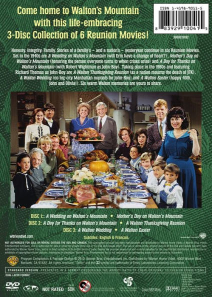 The Waltons: Movie Collection [3 Discs]