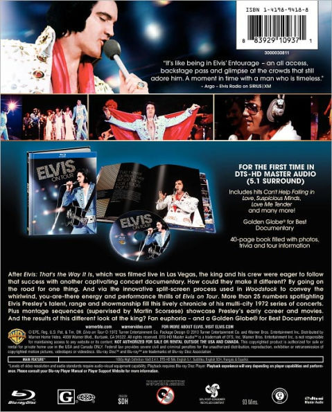 Elvis on Tour [DigiBook] [Blu-ray]