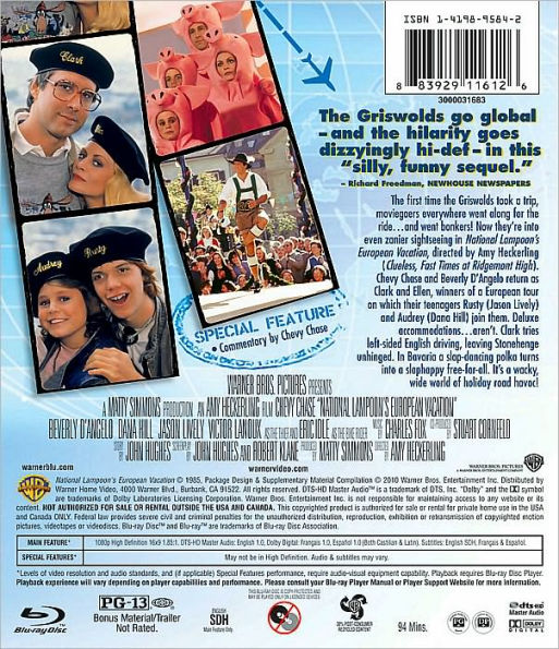 National Lampoon's European Vacation [Blu-ray]