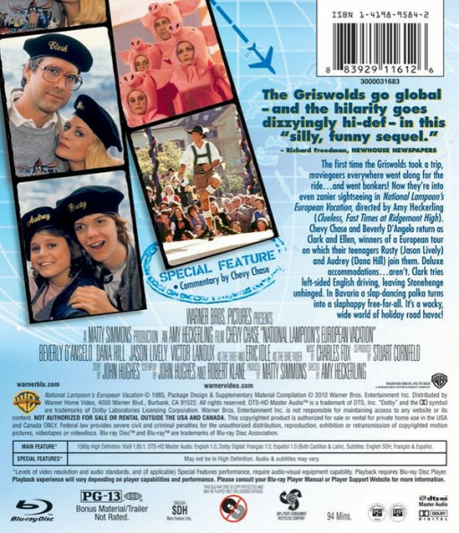 National Lampoon's European Vacation [Blu-ray]