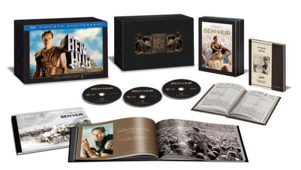 Ben-Hur [Limited Edition] [Fiftieth Anniversary] [3 Discs] [With Books] [Blu-ray]