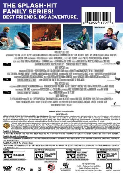 Free Willy Collection: 4 Film Favorites [2 Discs]