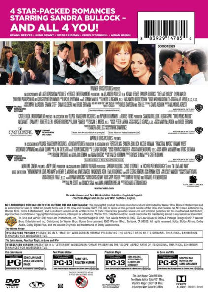 Sandra Bullock Romance Collection: 4 Film Favorites [2 Discs