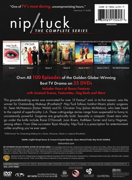 Nip/Tuck: The Complete Series [35 Discs]
